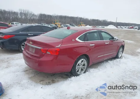 2014 Chevrolet Impala 2Lt из США, поврежденный, VIN 2G1125S32E9100738
